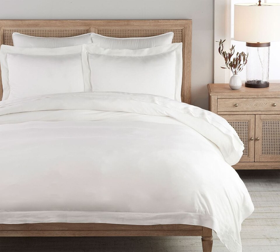 TENCEL™ Quilt Cover & Pillowcases White Pottery Barn Australia